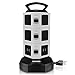 Power Strip Tower - EVAIKON Extension Cord with 10 Outlet 4 USB Ports 3000W/13A Surge Protector Electric Charging Station +6.5FT Wire Extension Universal Socket for Home/Office