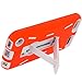 Orange/White Hybrid Rugged Hard Silicone Case Cover w/Stand for Apple iPod Touch 5th Generation 5G 5