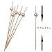 Cocktail Picks Handmade Bamboo Toothpicks 4.7