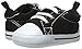 Luvable Friends Unisex Baby Crib Shoes, Black Canvas, 12-18 Months