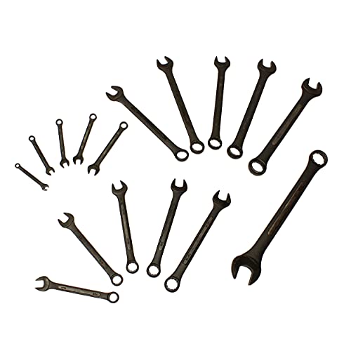 ABN Standard Wrenches Set 16 Piece SAE Combination Wrench Set 1/4in