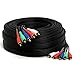 CMPLE 5-RCA Male to 5RCA Male RGB Component Audio Video Cable for HDTV - Gold Plated RCA to RCA - 75 Feet, Black