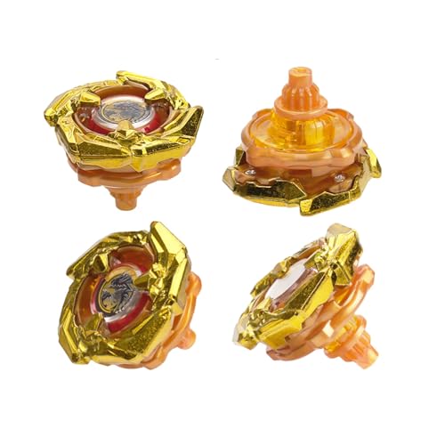 X Kreisel Battle Set, 6 Battle Spinners, 2 Launchers, Gyro Starter Pack for Boys, Toys for Kids, Birthday Toys, 6+