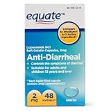 Equate - Anti-Diarrheal, Loperamide 2 mg, 48 Softgels (Compare to Imodium)