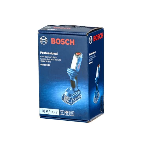 Bosch PRO 18V System Akku LED-Baustellenlampe GLI 18V-300 (max. Helligkeit 300 Lumen, ohne Akku/Ladegerät)