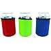Beer Can Sleeves - Set of 6 Can Sleeves - Extra Thick Neoprene with Stitched Fabric Edges (Classic)