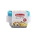 Rubbermaid Take Alongs | Quik Clik 4+1 32 OZ | Pack of 2= Total of 10 Containers
