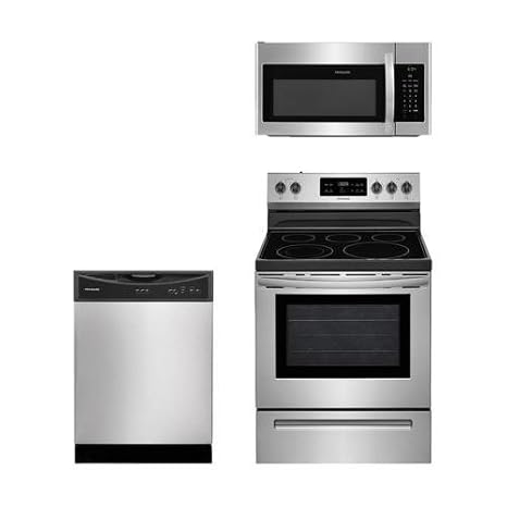 Amazon.com: Frigidaire 3-Piece Acero Inoxidable Cocina del ...