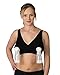 Essential Pump&Nurse All in One Nursing and Hands Free Pumping Bra, US Company, Black S