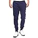 Fila Men's Callum Fleece Pants, Navy, Chinese Red, White, L