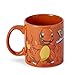 Charmander Orange Flame coffee mug with Charmander character