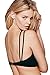VamJump Womens Criss-Cross Front Bralette Strappy Bra - Caged Cami Top with Removable Pads L Black