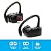 Jarv NMotion Free Dual True Wireless Earbuds, Bluetooth Headphones, Secure Firm Fit, Sweatproof, Lightweight Headset, True Wireless Headphones w/ Enhanced Mic & Stereo Sound for iOS & Android - Black