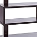 Baxton Studio Barnes 6-Shelf Modern Bookcase, Dark Brown
