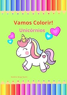 Livro Vamos Colorir! Unicórnios