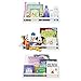 Nursery Décor Wall Shelves – 3 Set Shelf - Crown Molding Floating Bookshelves for Baby and Kids Room Book Organizer Storage Ledge, Display Holder for Toys, CDs, Baby Monitor, Frames