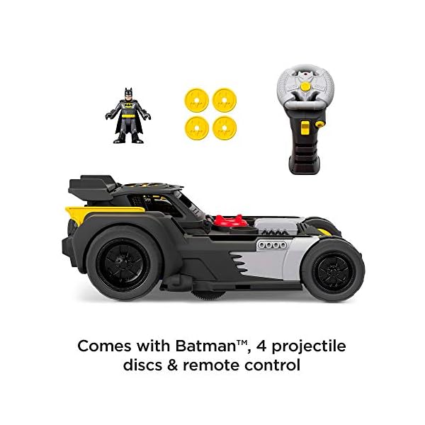 Fisher-Price-GBK77-Imaginext-DC-Super-Friends-Transforming-Batmobile-RC-Vehicle-Multicoloured Imaginext DC Super Friends Transforming Batmobile R/C