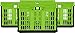 CleverMade CleverCrates 45 Liter Collapsible Storage Bin/Container: Grated Wall Utility Basket/Tote, Kiwi Green, 4 Pack
