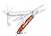 LEATHERMAN - Juice S2 Lightweight Multitool with Spring-Action Scissors and Anodized Aluminum Handles, Cinnabar Orange