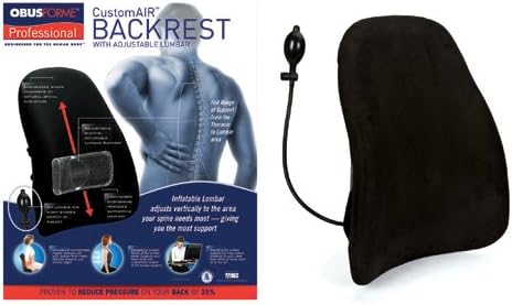 ObusForme CustomAIR Backrest w/Adj Lumbar Support