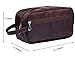 HOYOFO Travel Toiletry Bag for Men and Women, Brown