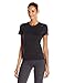 adidas Womens running Supernova Short sleeve Tee, black, Small