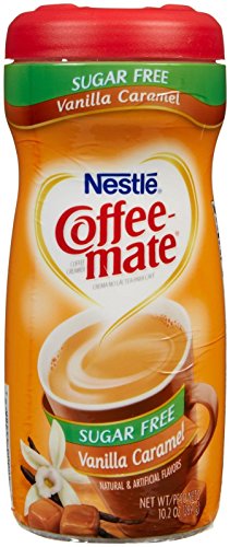 Nestle coffee creamer vanilla caramel sugar free powder…