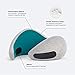 Ostrichpillow Go Neck Pillow, Travel Pillows for Airplanes, Premium Memory Foam Travel Pillow, 360º Ergonomic Design, Asymmetrical Sides, Travel Bag Included, Washable Modal Cover