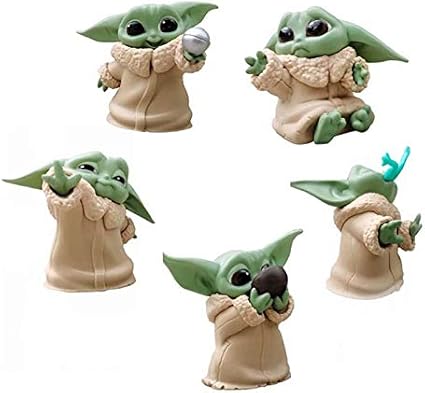 Amazon Com Star Wars Baby Yoda Doll From The Mandalorian The Bounty Collection The Child 5 Pack 2 2 Inch Baby Yoda Toys For Boys Baby Yoda Gifts For Men For Women Toys Games