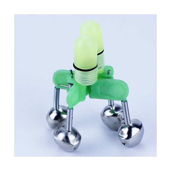 New-Night-Fishing-Rod-Tip-LED-Light-Clip-Rod-Twin-Bells-Ring-Bite-Alarm-Fishing-Tackle
