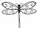 Plastec WD207DB Dragonfly Wall Plaques