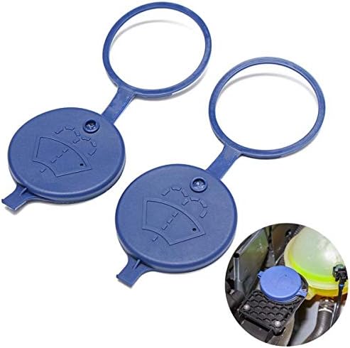 2pcs Car Windshield Wiper Washer Fluid Reservoir Tank Bottle Cap Filled, Wiper Washer Reservoir - Windshield Washer Fluid Reservoir Pump, Windshield Washer Bottle, Windshield Wiper Bottle