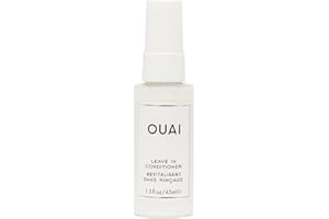OUAI Leave In Conditioner & Heat Protectant for Hair - Prep Hair for Styling or Use as Detangling Spray to Fight Frizz & Flyaways - No Parabens, Sulfates or Phthalates (1.5 oz)