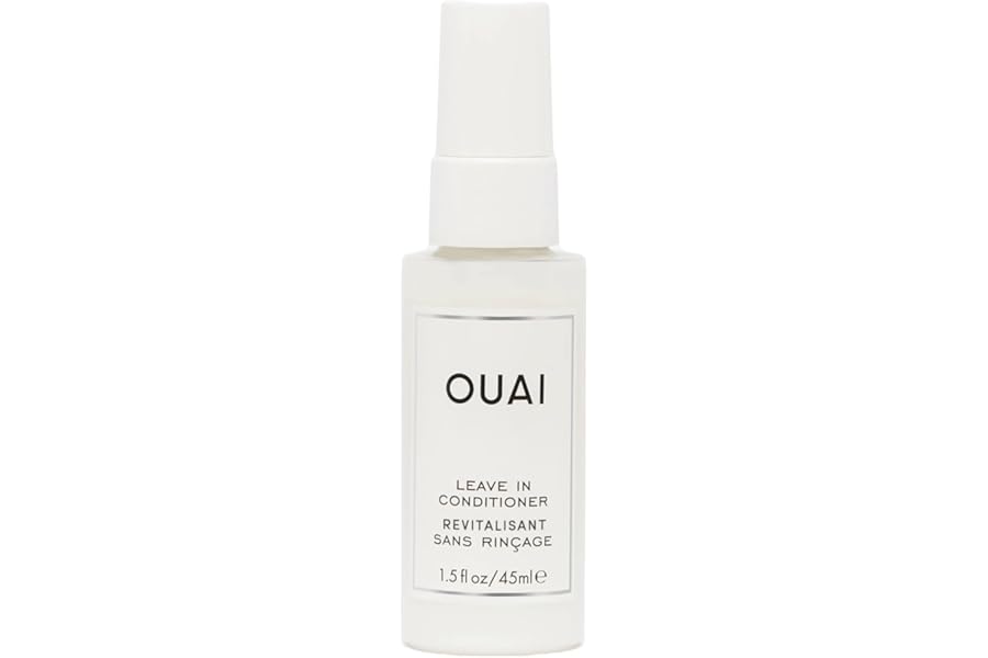 OUAI Leave In Conditioner & Heat Protectant for Hair – Prep Hair for Styling or Use as Detangling Spray to Fight Frizz & Flyaways – No Parabens, Sulfates or Phthalates (1.5 oz)