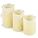 Kohree Flameless Candles Led Candles Lights Remote Control Candles with Timer, Real Wax Pillars Battery Operated (Pack of 6)
