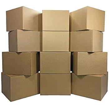 uBoxes Large Moving Boxes, 20x20x15in, 12 Pack, Cardboard Boxes