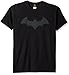 DC Comics Men's Batman Short Sleeve T-Shirt, Hush Black, Medium