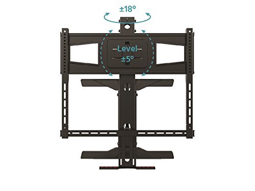 Monoprice-Above-Fireplace-Pull-Down-Full-Motion-TV-Wall-Mount