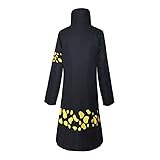 GWOKDAN Anime Cosplay Costume Black Robe Cape