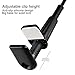 Flexible Phone Stand with Clamp Mount for iPhone and Samsung,Weifan Long Arm Aluminum Gooseneck 360 Rotating Bracket Universal Lazy Phone Holder for CounterTop,Bed or Desk(Black)