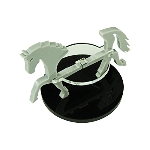 Horse, Character Mount Marker Kit, Grey, 40mm Circle Base (1)