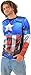 Marvel Captain America Sublimated Long Sleeve Costume T-Shirt (Adult Medium)