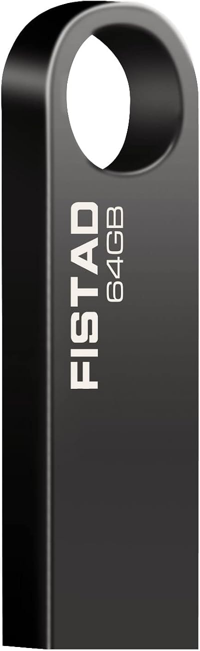 FISTAD 64GB USB 2.0 Mini Metal Pen Drive Waterproof Memory Stick for PC Laptop