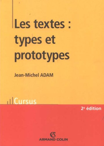 Les  textes, types et prototypes