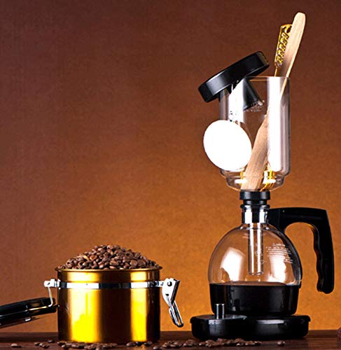 FidgetFidget Coffee Maker Diguo Electric Siphon Syphon Coffee Brewer Machine TCA-3 220V Black - Thumbnail 5