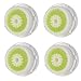 Pursonic 4 Piece Replacement Heads for Clarisonic Designed for Acne-Prone Skin, 0.4 Pound