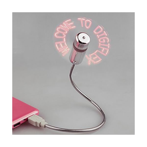 TRIXES-LED-Programmable-Flexible-Fan-USB-Connection-for-Laptop-or-Desktop-Computers TRIXES LED Programmable Flexible Fan - USB Connection for Laptop or Desktop Computers