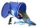 WellPackBox Big Blue Bucket 11 Large Shark Whale Dolphin Toy Animal Figures For Toddlers Kids Boy Girls Bath Tub Adventures