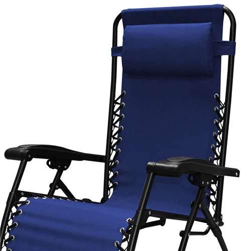 Caravan Sports Infinity Zero Gravity Chair - 2 Pack, Blue - Thumbnail 3