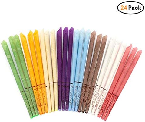Chenqi Ear Candles Natural Non-Toxic Cylinders Fragrance Remover Candles for Aromatherapy